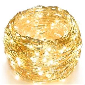 33FT Gold Fairy Lights